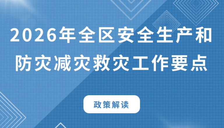 【图片解读】《2026年全区安全生产和防灾减灾救灾工作要点》
