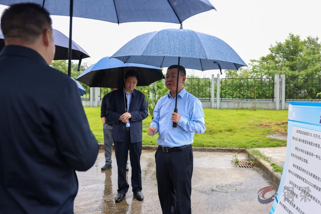 皮涛调研小安溪中上游铜梁段流域综合治理项目并督导检查防汛防地灾工作